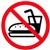 APLI SELF ADHESIVE SIGN NO EATING 114MM BLACKRED