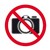 APLI SELF ADHESIVE SIGN NO PHOTOGRAPHY 114MM BLACKRED