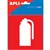 APLI FIRE EXTINGUISHER SIGN SELF ADHESIVE 114 X 114 MM
