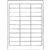 LAEDER 910 PERFORATED SHELF TICKET LABELS 175GSM 30UP 25 X 64MM A4 WHITE BOX 100