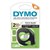 DYMO 92630 LETRATAG LABELLING TAPE PAPER 12MM X 4M BLACK ON PEARL WHITE PACK 2