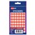 AVERY 932281 MULTIPURPOSE STICKERS CIRCLE 12MM FLURO RED PACK 216