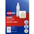 AVERY 980021 L7126 BLANK PRINTABLE LABELS RECTANGLE LASER 20UP CRYSTAL CLEAR PACK 10