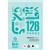 OLYMPIC B812P ECO BINDER BOOK 8MM RULED 70GSM 128 PAGE A4