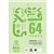 OLYMPIC D186P ECO EXERCISE BOOK 18MM DOTTED THIRDS RULED 70GSM 64 PAGE A4