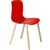 DAL ACTI CHAIR 4LEG TIMBER FRAME POLYPROP SHELL