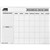 SASCO DESK PLANNER CALENDAR UNDATED MONTH TO VIEW REFILL PACK 12