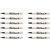 ARTLINE SUPREME BRUSH MARKER 5MM BLACK BOX 12