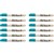 ARTLINE SUPREME BRUSH MARKER 5MM TURQUOISE BOX 12