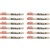 ARTLINE SUPREME BRUSH MARKER 5MM APRICOT BOX 12
