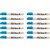 ARTLINE SUPREME BRUSH MARKER 5MM SKY BLUE BOX 12