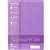 COLOURHIDE LECTURE NOTEBOOK 140 PAGE A4 PURPLE