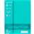 COLOURHIDE LECTURE NOTEBOOK 140 PAGE A4 AQUA