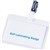 DURABLE NAME BADGE SELF LAMINATING WITH ROTATING CLIP