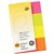 MARBIG NOTES BRILLIANT PAGE MARKERS 160 SHEET 20 X 50MM ASSORTED