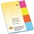 MARBIG NOTES TRANSPARENT NEON PAGE MARKERS 160 SHEET 20 X 50MM ASSORTED