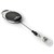 DURABLE RETRACTABLE ID CARD HOLDER REEL BLACK
