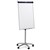 NOBO BARRACUDA MOBILE EASEL WHITESILVER