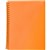 MARBIG DISPLAY BOOK REFILLABLE 20 POCKET A4 ORANGE