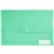MARBIG POLYPICK DOCUMENT WALLET FOOLSCAP TEAL