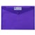 MARBIG DOCULOPE WALLET BUTTON CLOSURE A4 PURPLE