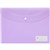 MARBIG DOCULOPE WALLET BUTTON CLOSURE PP A4 PASTEL PURPLE