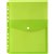 MARBIG BINDER POCKET TOP OPENING A4 LIME