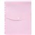 MARBIG BINDER WALLET TOP OPEN A4 PASTEL PINK
