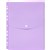 MARBIG BINDER WALLET TOP OPEN A4 PASTEL PURPLE