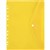MARBIG BINDER POCKET WITH BUTTON A4 YELLOW