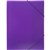 MARBIG SOFT TOUCH DOCUMENT WALLET A4 PURPLE