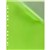 MARBIG SOFT TOUCH BINDER DISPLAY BOOK NONREFILLABLE 10 POCKET A4 LIME