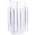 ESSELTE BROCHURE HOLDER FREE STANDING TRI RACK ROTATING DL CLEAR
