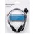 KENSINGTON LIGHT WEIGHT HEADPHONES WITH MICROPHONE BLACK