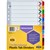 MARBIG INDEX DIVIDER MANILLA 112 TAB A4 ASSORTED