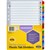 MARBIG INDEX DIVIDER REINFORCED MANILLA AZ TAB A4 ASSORTED
