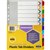 MARBIG INDEX DIVIDER FINANCIAL YEAR MANILLA JULJUN TAB A4 ASSORTED