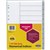 MARBIG INDEX DIVIDER PP 110 TAB A4 GREY