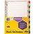 MARBIG DIVIDER REINFORCED MANILLA 31TAB A4 FLUORO ASSORTED