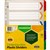 MARBIG DIVIDER EXTRA WIDE MANILLA 5TAB A4 ASSORTED