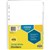 MARBIG DIVIDER MANILLA 10TAB A4 WHITE PACK 20