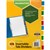 MARBIG DIVIDER INSERTABLE MANILLA 10TAB A4 WHITE