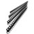 REXEL PLASTIC BINDING COMB ROUND 21 LOOP 6MM A4 BLACK BOX 100