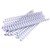 REXEL PLASTIC BINDING COMB ROUND 21 LOOP 8MM A4 WHITE BOX 100