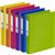 MARBIG LINEN RING BINDER PE 2D 25MM A4 ASSORTED