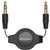VERBATIM AUX AUDIO CABLE RETRACTABLE 35MM 750MM BLACK