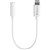 VERBATIM AUDIO JACK CABLE LIGHTNING TO 35MM 100MM WHITE