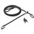 KENSINGTON N17 DUAL HEAD LAPTOP LOCK DELL WEDGE SHAPE SLOT