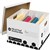 MARBIG FILE AND FIND ARCHIVE BOX WITH DIVIDERS
