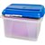 CRYSTALFILE PORTA STORAGE BOX 32 LITRE BLUECLEAR
